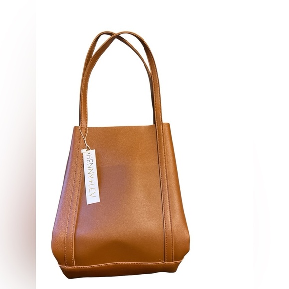 Henny + Lev Brown Shoulder Bag Medium - Picture 1 of 6